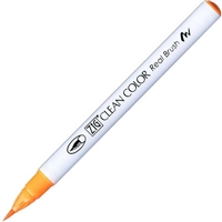 PEN BRUSH TIP KURETAKE ZIG REAL BRUSH FLUORESCENT ORANGE ZGRB6000AT02