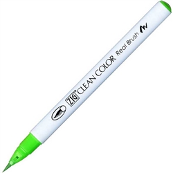 PEN BRUSH TIP KURETAKE ZIG REAL BRUSH FLUORESCENT GREEN ZGRB6000AT04