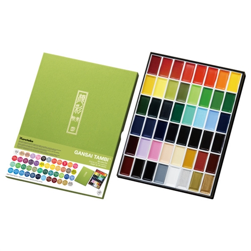 Painting with the New Grumbacher Japanese Watercolor Sets 