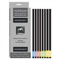 NITRAM CHARCOAL ASSORTED SET/8 NC700333