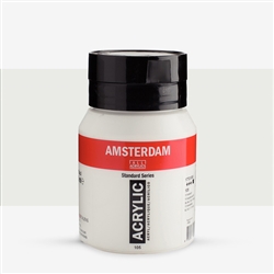 AMSTERDAM ACRYLIC 500ML TITANIUM WHITE 105 TN17721052