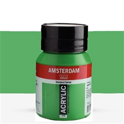 AMSTERDAM ACRYLIC 500ML PERMANENT GREEN LIGHT 618 TN17726182