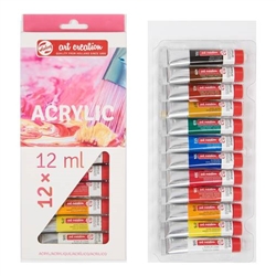 ACRYLIC PAINT SET ART CREATION 12x12ML TN9021712M