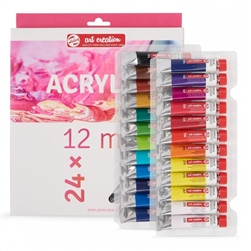 ACRYLIC PAINT SET ART CREATION 24x12ML TN9021724M