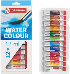 WATERCOLOR SET ART CREATION 12x12ML SET TN9022012M