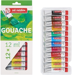 GOUACHE SET ART CREATION 12x12ML TN9021612M