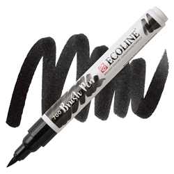 MARKER ECOLINE WC BRUSH PEN BLACK TN11507000