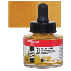 ACRYLIC INK AMSTERDAM 30ML YELLOW OCHRE 227 TN17202270