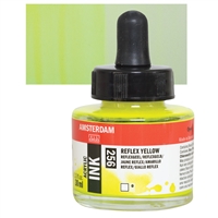 ACRYLIC INK AMSTERDAM 30ml NEON REFLEX YELLOW 256 TN17202560