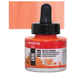 ACRYLIC INK AMSTERDAM 30ml NEON REFLEX ORANGE 257 TN17202570