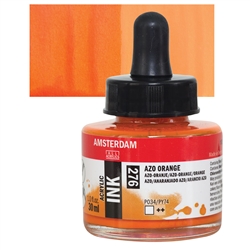 ACRYLIC INK AMSTERDAM 30ML AZO ORANGE 276 TN17202760