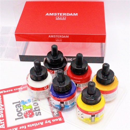 Amsterdam Acrylic Ink - Oxide Black, 30 ml