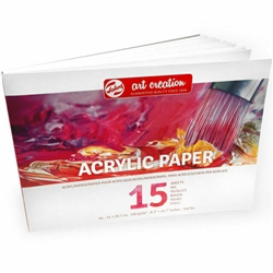 ACRYLIC PAD TALENS ART CREATION 8.3X11.7 140LB 290 GMS 15 SHEETS A5 TN9316002M-disc