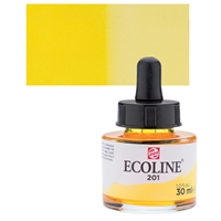 ECOLINE WC 30ML W/DROPPER 201 LIGHT YELLOW TN11252011