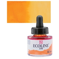 ECOLINE WC 30ML W/DROPPER 236 LIGHT ORANGE TN11252361