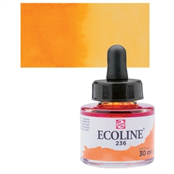 ECOLINE WC 30ML W/DROPPER 236 LIGHT ORANGE TN11252361