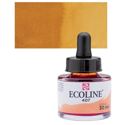 ECOLINE WC 30ML W/DROPPER 407 DEEP OCHRE TN11254071