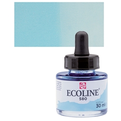 ECOLINE WC 30ML W/DROPPER 580 PASTEL BLUE TN11255801