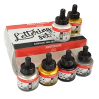 INK SET AMSTERDAM LETTERING SET/6 30ML  TN17209003