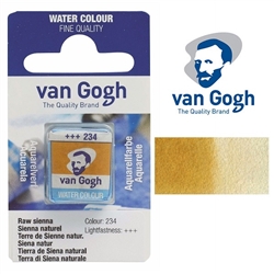 VAN GOGH WATERCOLOR HALF PAN RAW SIENNA - 234 TN20862341