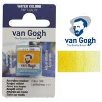 VAN GOGH WATERCOLOR HALF PAN AZO YELLOW MEDIUM - 269 TN20862691