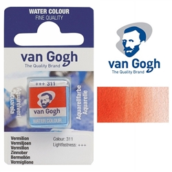 VAN GOGH WATERCOLOR HALF PAN VERMILION - 311 TN20863111