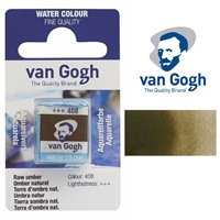 VAN GOGH WATERCOLOR HALF PAN RAW UMBER - 408 TN20864081