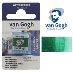 VAN GOGH WATERCOLOR HALF PAN VIRIDIAN - 616 TN20866161