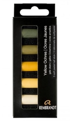 REMBRANDT PASTEL SET HALF STICKS  - YELLOW OCHRE SET/5 TN31820511