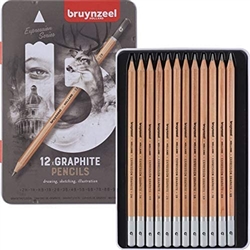 Bruynzeel Expressions Colored Pencil Set, 12 Colors - Artist