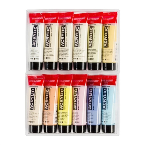Amsterdam Standard Acrylic - Primary Colors Set of 5, 120ml Tubes