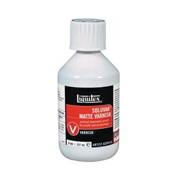 LIQUITEX SOLUVAR OIL & ACRYLIC MATTE VARNISH 8 OZ - LQ6108