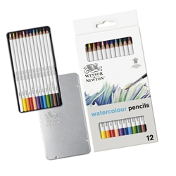 Watercolor Pencil Set Winsor & Newton Studio Collection 12-Color Set - WN0490016