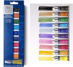 COTMAN WATERCOLOR SET 10 INTRODUCTION 5ml TUBES WN0390664