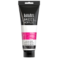 LIQUITEX BASICS GLOSS GEL MEDIUM 250ML TUBE LQ1041010