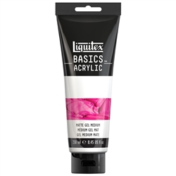 LIQUITEX BASICS MATTE GEL MEDIUM 250ML TUBE LQ1041014