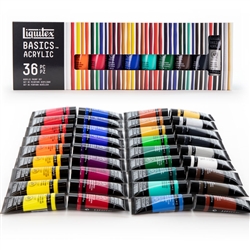 ACRYLIC SET LIQUITEX BASICS SET 36X22ML TUBES LQ101036