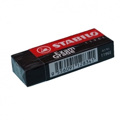 ERASER STABILO BLACK RUBBER 1196E