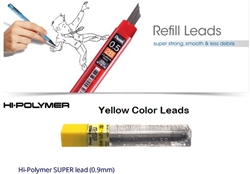 LEAD 0.9 YELLOW  PENTEL  CH209-G