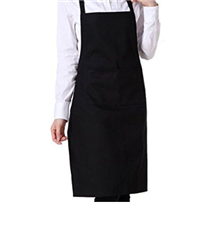 APRON ADULT BLACK DCAN